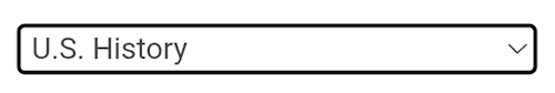 category dropdown